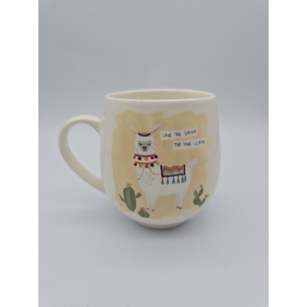 Pfaltzgraff "SAVE THE DRAMA FOR YOUR LLAMA" Large Coffee Mug